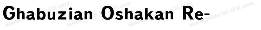 Ghabuzian Oshakan Re字体转换